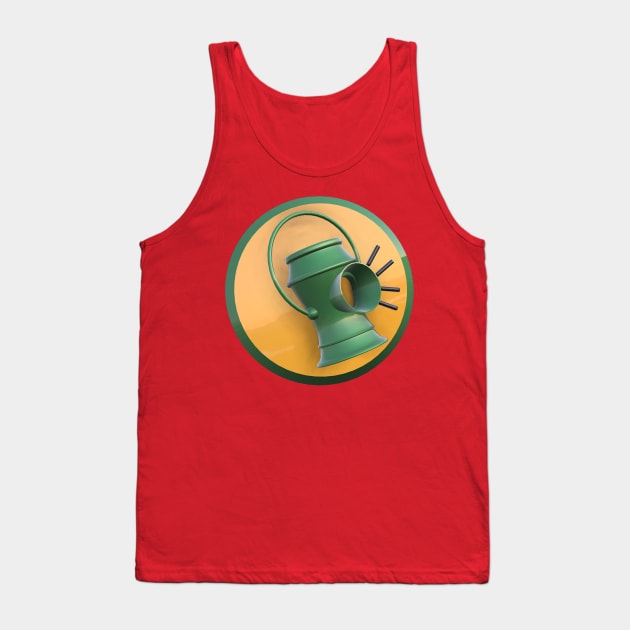 3D Alan Scott Logo Tank Top by Federation Skum Kosplay